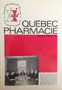 Premier numéro de Québec Pharmacie publié en février 1967