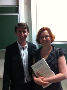 De gauche à droite, Clément Legeay et Roxane Therrien. 