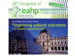 Congrès 2013 de l'European Association of Hospital Pharmacists