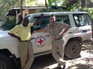 Jean-François Bussières et Dr Jean Lafontant Maurice, lors de la mission humanitaire en Haïti (24 février au 6 mars 2015).