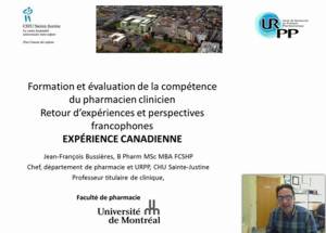 Présentation donnée par JF Bussières, 23 avril 2015