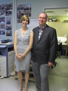 En nomination pour le prix Innovation, l'infirmière Geneviève Mercier et le pharmacien Denis Lebel.