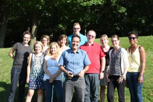 L'URPP à l'automne 2015. De gauche à droite : Dorine Fournier, Suzanne Atkinson, Camille Cotteret, Mylène Breton, Céline Poupeau, Jean-François Bussières, Gautier Rousseaux, Denis Lebel, Aurélie Rousseau, Johanne Daupin